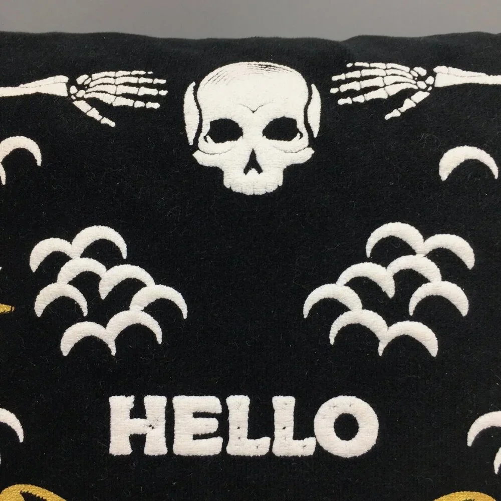Thro Halloween Ouija Board Palmistry Fortune Teller Feather Pillow Decor Tassels